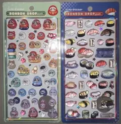ボンボンドロップシール 和柄 2枚セット
