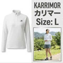 ⁠美風快足カリマーKarrimorハーフジップシャツLレディースアウトドア散歩のサムネイル