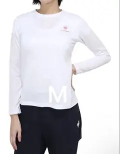 【ホワイトM】 ルコックスポルティフ ロングTシャツ ロンT 長袖 UV CUTのサムネイル