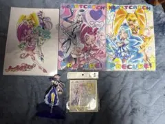 ハートキャッチプリキュア フィギュア クリアファイル キュアムーンライト 色紙のサムネイル