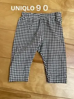 黒と白のギンガムチェック レギンス