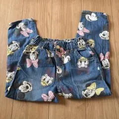 H&M ミッキー・ミニー デニムパンツ 6-7Y