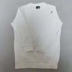 adidas THREE STRIPES ホワイトトレーナーメンズS