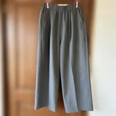 未使用タグ付き　FREAK'S STORE グレー ワイドパンツ Mサイズ
