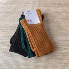 ユニクロ　ソックス 3枚組20-24cm 未使用品