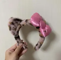 キティちゃん　ヒョウ柄カチューシャ ユニバ　USJ