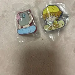 鬼滅の刃　キャラばんちょうこう　ヘアクリップ　弍　伊之助　我妻