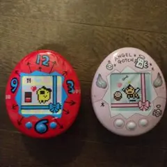 たまごっち　チョコ缶　２個セット　まめっち　てんしっち