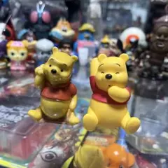 レトロ　ディズニー くまのプーさん 陶器　ソフビ