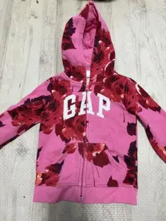GAP 花柄ジップアップパーカー