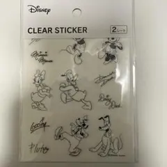 ディズニーフレンズクリアステッカー 2シート