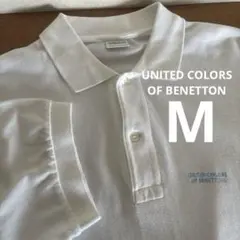 ◆UNITED COLORS OF BENETTON◆綿100% ポロシャツ Mのサムネイル