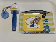 PEZ HAPIDANBUI あひるのペックルキーホルダー　スシローコラボシール