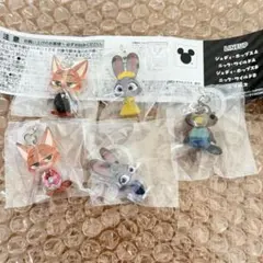 ③ ズートピア2 めじるしアクセサリー コンプリートセット　チャーム　ガチャ