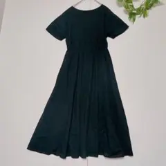 アーバンリサーチロッソ 半袖 ロングワンピース ウエストゴム フリーサイズ