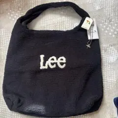 タグ付き新品　Lee ・アーノルドパーマー　　ブラック トートバッグ フリース
