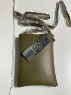 スマホポシェット グリーン　スマホ携帯ポーチ 新品未使用　23-1491