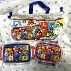 【マリオ】ランチセット4点まとめ売り 入園準備 360ml 450ml