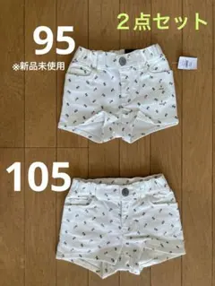 ◉姉妹お揃い◉ Baby Gap 小花柄デニムショートパンツ ２点