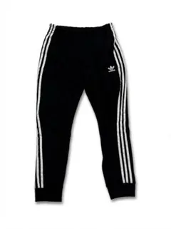 adidas 3本ライン ジョガーパンツ スウェット 黒