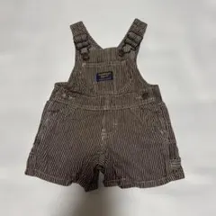 オシュコシュ ショートオール OSHKOSH オーバーオール ヒッコリー