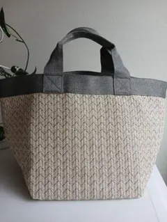 ROOOTOTE ラメ入り ヘリンボーン柄 トートバッグのサムネイル