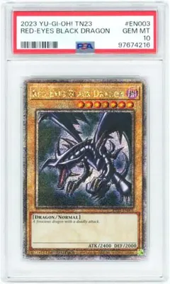 PSA10 真紅眼の黒竜 新レリーフ 遊戯王 - メルカリ