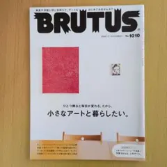 BRUTUS 1010号 小さなアートと暮らしたい