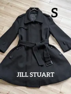 ⭐️3/22まで限定価格‼️JILLSTUARTブラックトレンチコートS 7分袖