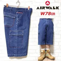 AIRWALK エアウォーク ワイド デニムカーゴショーツ フラップポケットのサムネイル
