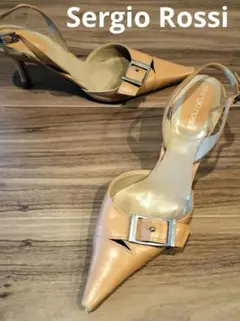 Sergio Rossi セルジオロッシ ポインテッドトゥパンプス 22.5cm