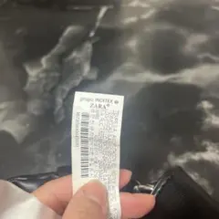 ZARA ブラック ショルダーバッグ