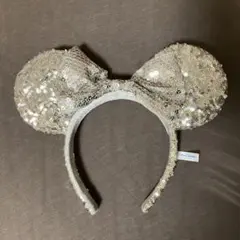 ミッキーマウス型シルバーカチューシャ