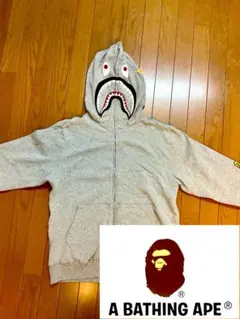 【超希少】BAPE 2ND SHARK FULL ZIP HOODIE