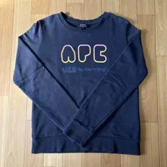 アーペーセー apc トレーナー サイズＳ　長袖　黒