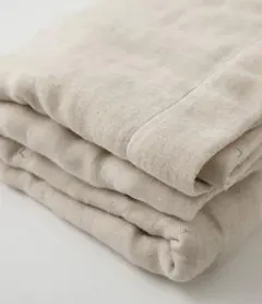 新品　プリスティン　コットンリネンガーゼケット