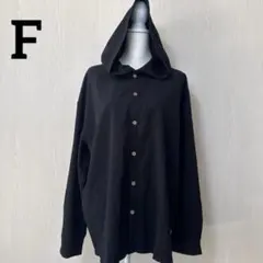 【SHEIN】❣️状態良い❣️パーカー/シャツ/ゆったり/ブラック/フリーサイズ