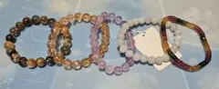 天然石ブレスレット5本セット　パワーストーン
