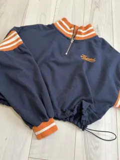 ハーフジップ トレーナー