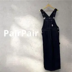 【PairPair】高見え！濃紺デニムオーバーオール サロペット ワークテイストのサムネイル