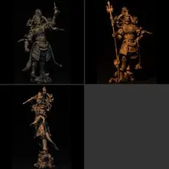 タケヤ式自在置物 KT-024 阿修羅 黒銅 海洋堂 - メルカリ