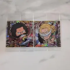 ワンピースウエハースシール ロジャー白ひげ2枚セット