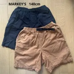 キッズ140 ハーフパンツ2枚セット