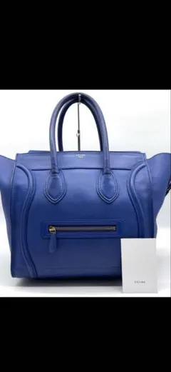 希少・セリーヌ ハンドバッグ ラゲージ ミニショッパー フィービー レザー