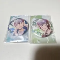 名探偵コナン キラキラ彩光缶バッジ3 工藤新一 世良真純