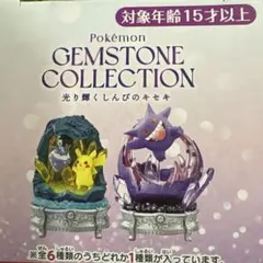 ポケモン リーメント ジェムストーンコレクション　ピカチュウandゲンガー