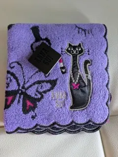 ANNA SUI 猫と蝶のタオルハンカチ新生活応援⭐️