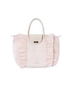 【完売品】SNIDEL HOME フリルナイロンバッグ ピンク