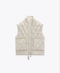 ZARA パフベスト キルティング ベスト アウター