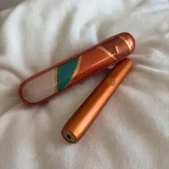 iQOS オレンジ色電子タバコ本体とケース
